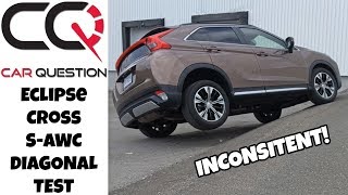 Mitsubishi Eclipse Cross S-AWC | Diagonal test | It's inconsistent!