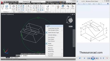 3D Modelling using AutoCAD: Model 1