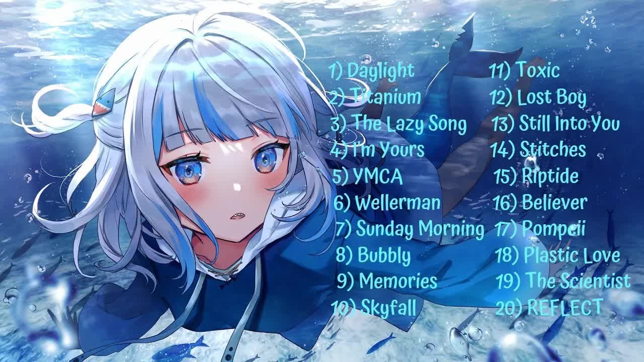 Gawr Gura Sings Playlist 2 ( 20 Songs ) - YouTube