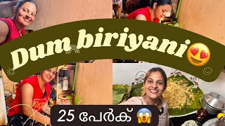 25 പേർക്കുള്ള ബിരിയാണി ഞാൻ ഒറ്റയ്ക്കു😳ഇത്ര പെട്ടന്ന് ഇത്രയും സ്വാദോടെ ഉണ്ടാകാൻ എന്നെ കൊണ്ട് പറ്റോ 😱