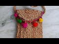 Baby bag making //at home//super easy jute bag making//by Rumki