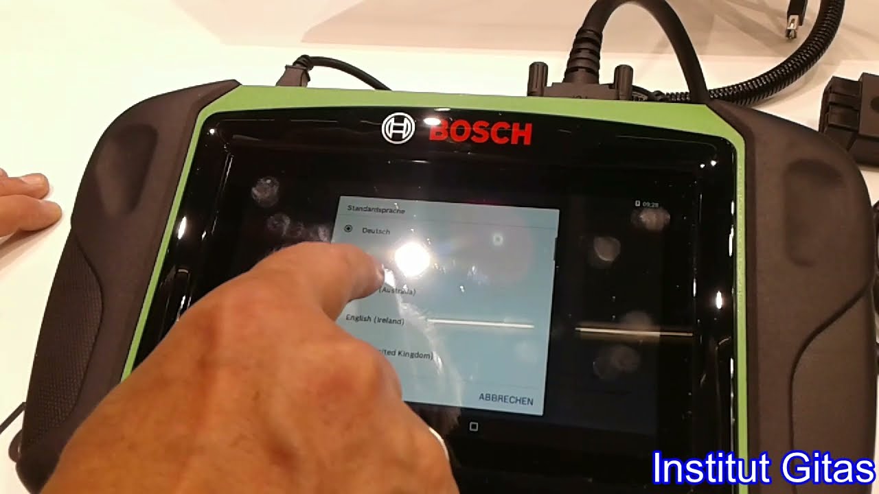 FORMATION APPAREIL BOSCH KTS 250  شرح لاستعمال جهاز التشخيص