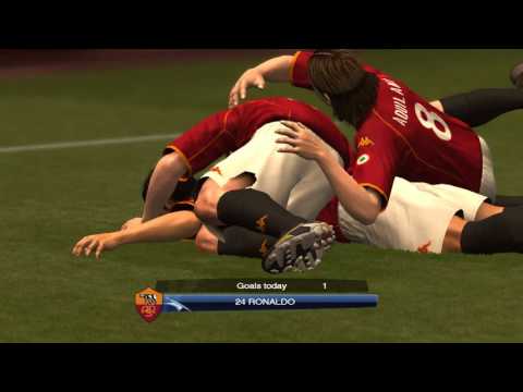 Прохождение Pes 2009 Лига чемпионов Рома-Барселона