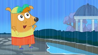 Stormy Adventures With Puppy: Kids Safety Cartoon Series | Full Episodes For Learning & Fun