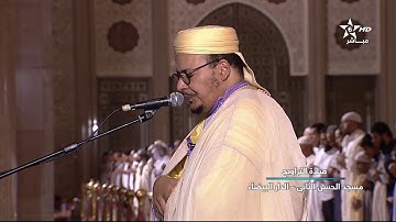 تراويح القارئ الشيخ عمر القزابري من رمضان 1440/2019 الليلة 23 سورتي الفتح و الحجرات و ق