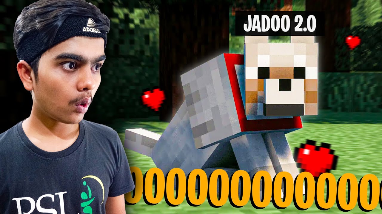 MEET MY NEW PET JADOO 2.0 [ MINECRAFT PART 13 ] - YouTube