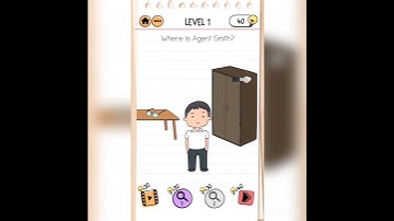 Brain Test 2 Agent Smith Level 1How to clear level 1 in brain Test 2