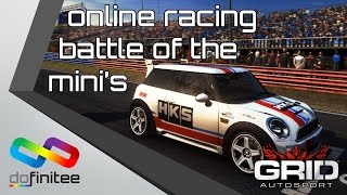 Grid Autosport Online Racing - Battle of the Mini's(Join ilumin8 as he battles against nine other international racers in Codemasters latest racing game “Grid Autosport”. ilumin8 will be racing the MINI John ..., 2014-09-02T20:30:50.000Z)