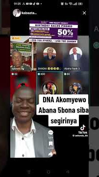 DNA evuddeyo mu baana bomugenzi Ssegirinnya omwenda kuliko bana ababe