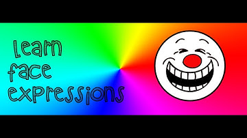 Flash card animation: FACIAL EXPRESSION for kids