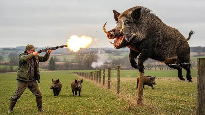 GIANT WILD BOARS in the Grasslands! Hunting Every Last One – None Get Away