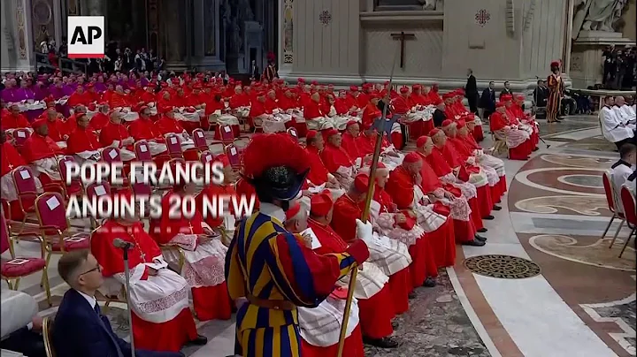 Pope Francis anoints 20 new cardinals