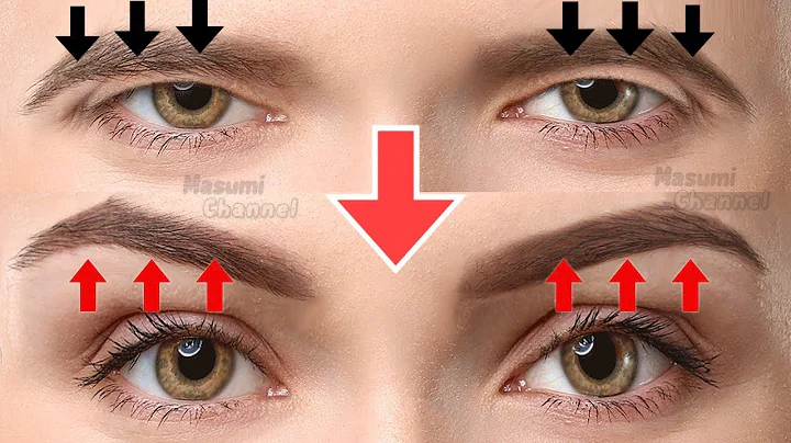 Eyebrow Lift Exercise & Massage! Fix Droopy Eyelids,  Sagging Forehead | Make Your Eyes Bigger
