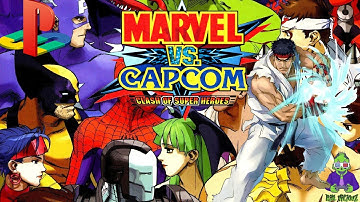 Marvel vs Capcom - Ryu Play Station 1 (PS1) Full Gameplay Playthrough