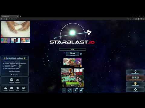 First Video With ECP ( Elite Commander Pass ), Team Mode 30 Starblast.io