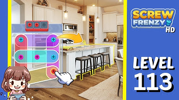 Screw Frenzy Level 113 Solution Walkthrough