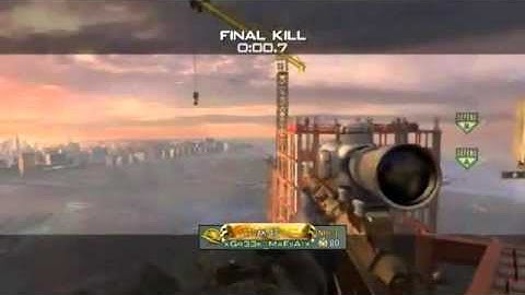 MW3 SnD Overwatch Suicide Trick Shot