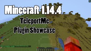 Minecraft 1.14.4 | Plugin Showcase | TeleportMe