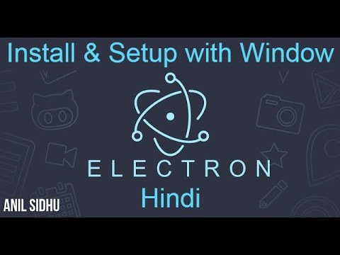 Electron js tutorial in Hindi  #2 installation and setup with  window