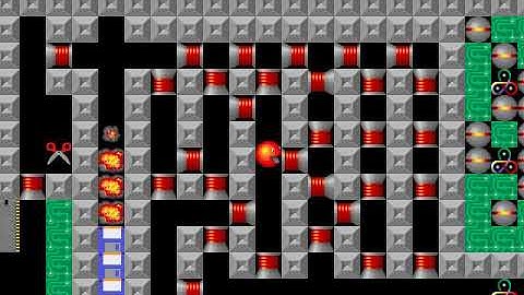 Supaplex - Level 055 - THE ELDRICH! - Speedrun (1:07.64)