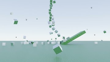 falling cubes