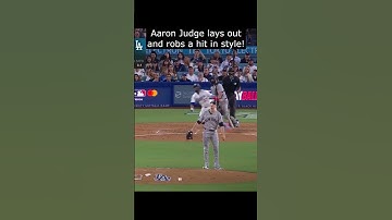 Aaron Judge Makes a Full Extension Diving Catch! | #Yankees #MLB #Judge