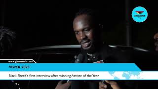 Black Sherif’s first interview after winning Artiste of the Year