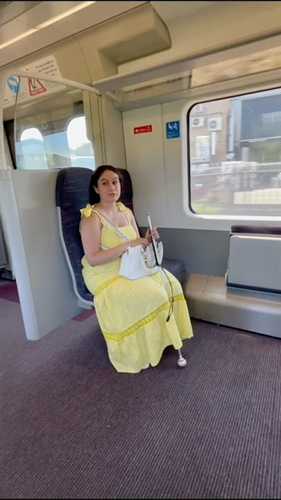 Blind Girl Navigating Westfield Stratford City!￼