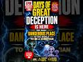 Year Of Disclosure The Days Of Great Deception Is Getting More Pronounced 