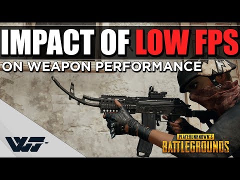 How LOW FPS will CHANGE how your weapons shoot - Important info - PUBG