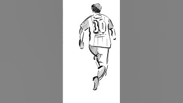 Messi. Animated by hand. ✏️ #iPadArt #Procreate