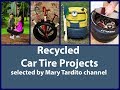Tire DIY Crafts Ideas - Recycled Tire Projects - Recycling Tyres Ideas Tire DIY Crafts Ideas - Recycled Tire Projects - Recycling Tyres Ideas