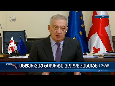 ინტერვიუ პარლამენტის პირველ ვიცე-სპიკერთან გიორგი ვოლსკისთან