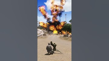 Ukraine TOW Missile vs Russian T-72 Tank – Arma 3 #shorts