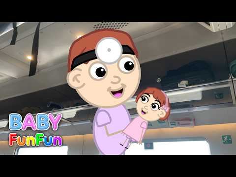 Miss Polly Had a Dolly 🩺 | Baby FunFun Nursery Rhymes & Kids Songs