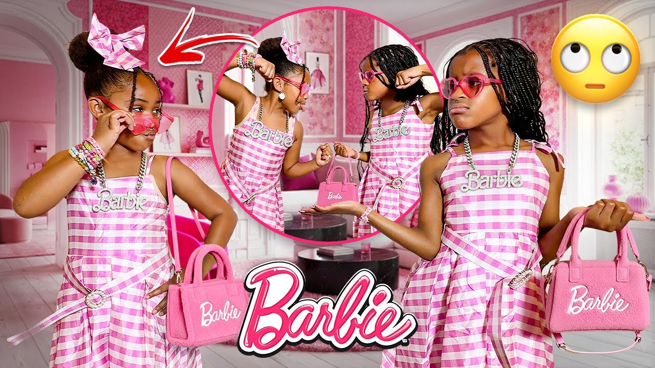 Надоедливая приемная младшая сестра копирует свою старшую сестру, выдавая себя за Барби. То, что ...