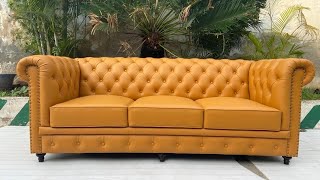 : How to make a Chesterfield Sofa: The 3-part Process