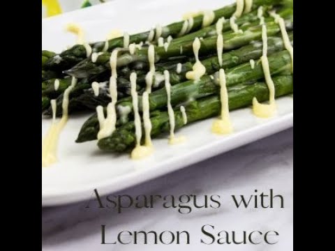 asparagus with parmesan lemon sauce