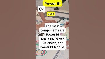 Q2: PowerBi Components | Power BI Essential Interview Questions & Answers