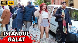 Türkiye 🇹🇷 Istanbul Balat Historical district Istanbul 2024 Turkey Walking Tour Tourist Guide 4K