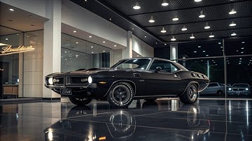 “1970 Plymouth Barracuda (’Cuda) – The Legend of American Muscle in Matte Black”