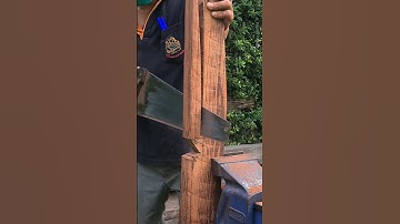 Making an axe handle for a display piece from Rosewood #woodworking #craftsmanship