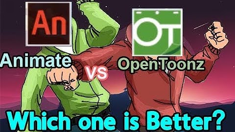 Animate cc VS OpenToonz