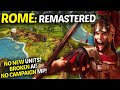 ROME Remastered - A Missed Opportunity - Total War Gameplay & Features