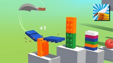 Slice it all! Very satisfying and relaxing ASMR slicing game | I play All Levels