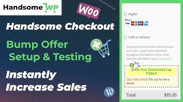 WooCommerce Bump Offer | Handsome Checkout