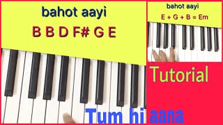 Tum hi aana Tutorial(Melody + Chords) | Marjaavaan | Keyboard | Sudeshna Instrumentals