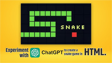 Snake Game in HTML with AI : ChatGPT : Experiment (English) #ai #chatgpt #game #rohitmore5 #funny