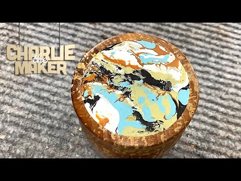 Woodturning - Milliput mashup
