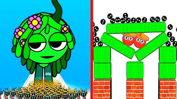 Sprunki Run Vs Hide Ball - I Found All Max Level Up Epic Gameplay #138